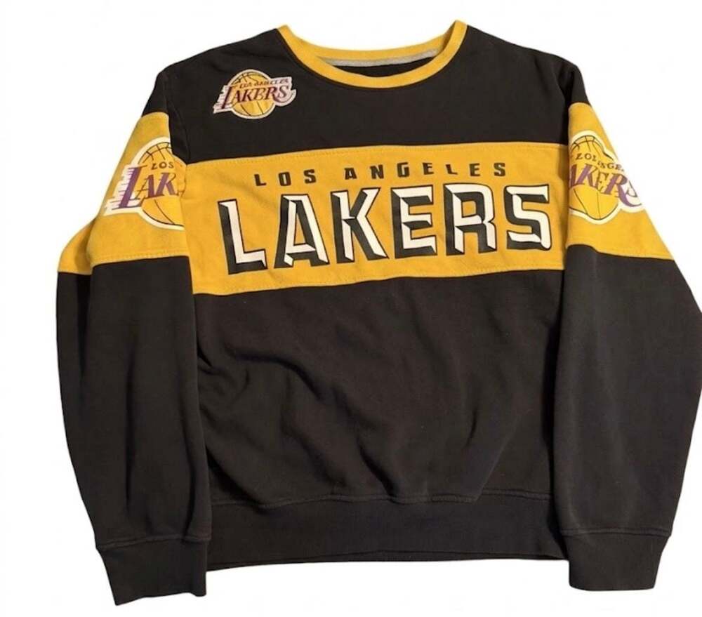G-III Sports by Carl Banks Los Angeles Lakers Crewneck Sweatshirt XL